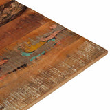 Rectangular Table Top 70x90 cm 15-16 mm Solid Reclaimed Wood 286050