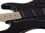 GST Stylish Electric Guitar Kit with Black Pickguard Black 34861087