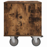 Bedside Table 2 pcs Smoked Oak 40.5 x 40 x 48 cm 891065