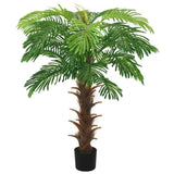 Artificial Cycas Palm with Pot 140 cm Green 336307