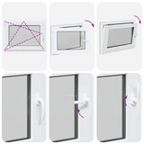 Basement Window "RISOR" 80x50 cm Tilt&Turn DIN Left Anthracite 4108395