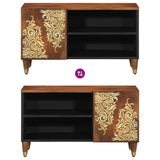 TV Cabinet Honey Brown 80 x 33 x 46 cm Solid Mango Wood 4018751