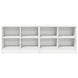 Bed Cabinet 2 pcs White 66 x 33 x 48 cm Engineered Wood 893723