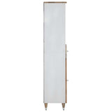 Bathroom Cabinet 38x33.5x160 cm Solid Wood Mango 4018686