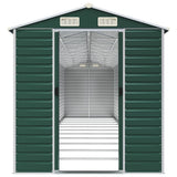 Garden Shed Green Galvanised Steel Large Garden Shed 3188241