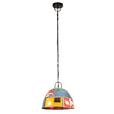 Industrial Vintage Hanging Lamp 25 W Multicolour Round 31cm E27 320550