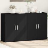 Sideboards 2 pcs Black 60x31x70 cm Engineered Wood 3276540