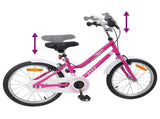 Kids Bike 18 Inches for 5-7 Years Old Pink White 42009236