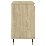 Bathroom Sink Cabinet Sonoma Oak 65x33x60 cm Engineered Wood 849676
