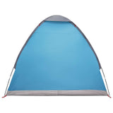 Camping Tent with Roof Blue 2-Person Polyester and Steel 42028643