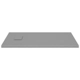 Shower Base Tray SMC Grey 100x70 cm 148934