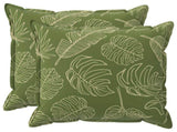 Throw Pillow 2 pcs HOUTEN Leaf Design 70 x 70 cm Polyester 936494