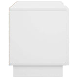 TV Stand 90 x 34.5 x 40 cm High Gloss White Engineered Wood 8011481