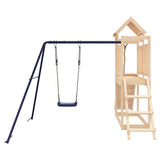 Outdoor Playset Natural wood, Blue 3155870