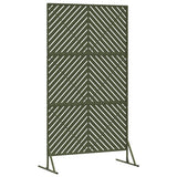 Privacy Screen Olive 100 x 50 x 180 cm Steel 868545