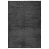 Rug IZA Short Pile Scandinavian Look Anthracite 120x170 cm 375428