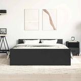 Bed Frame without Mattress Black 120x190 cm Small Double 3203776