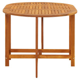 Garden Table 130x90x72 cm Solid Acacia Wood 42659