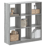 Bookcase Grey Sonoma 102x32x108 cm Engineered Wood 3307842