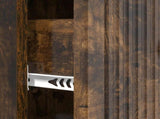 Drawer Cabinet Smoked Oak 33 x 34.5 x 90 cm Engineered Wood 893930
