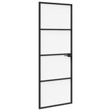 Home Door 76 x 201.5 x 3.5 cm Aluminium and Tempered Glass 42025243