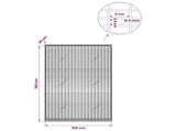 Gabion with 5 mm Wire and 5x2.5 cm Mesh 100x20x150 cm 3463604