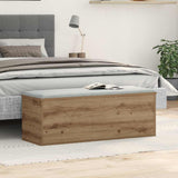 Storage Box Artisan Oak 102 x 35 x 35 cm Engineered Wood 868721