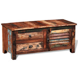 Reclaimed TV Hi-Fi Cabinet Side Cabinet Solid Wood 241629