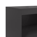 Highboard Black 68.5x38.5x123.5 cm Steel 846500