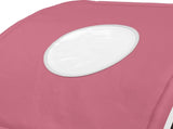 Bed Tunnel for Kids Loft Bed 2 pcs Pink Polyester 893705