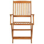 3 Piece Folding Bistro Set solid Acacia Wood 43381