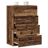 Sideboard with Drawer Old Wood 60 x 31 x 84 cm Engineered Wood 871672
