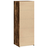 Highboard Smoked Oak 45x41x124 cm Engineered Wood 846394