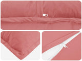 Cushion with Pillow HOUTEN 12 pcs Pink Velvet 932793