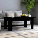 Coffee Table Black 100x60x42 cm Engineered Wood 801180