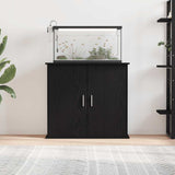 Aquarium Stand Black Oak 81x36x73 cm Engineered Wood 862155