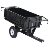 ZNTS Tipping Trailer for Lawn Mower 150 kg Load 92449