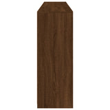 Sideboard with LED Lights Brown Oak 181.5x37x100 cm 3209183