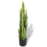 ZNTS Artificial Sansevieria Plant with Pot 90 cm Green 244427