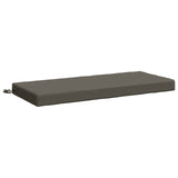 2-Piece Bench Cushions SOEST 2 pcs 100% Polyester Grey 950145