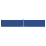 Retractable Side Awning Blue 220x1200 cm 318088