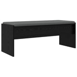 Hall Bench with Cushion Black Oak 103 x 38 x 40 cm 891561