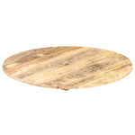 ZNTS Table Top Solid Mango Wood Round 15-16 mm 70 cm 286002
