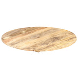 ZNTS Table Top Solid Mango Wood Round 15-16 mm 70 cm 286002