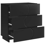 Sideboard Black 70 x 38 x 75 cm Engineered Wood 8011523