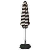 Garden Parasol with LED Lights and Base 270 x 270 cm Polyester 42036265