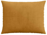 Cushion Cover 6 pcs ALMELO Yellow 60 x 60 cm Corduroy 915412