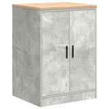 Garage Storage Cabinet Concrete Grey 60x51x85 cm Solid Wood Pine 860574