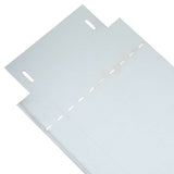 Lawn Edgings 10 pcs Silver 100 x 25 x 0.07 cm Galvanised Steel 42008617