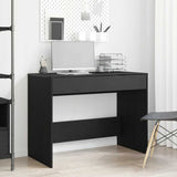 Desk Black Oak 101x50x76.5 cm Engineered Wood 862080